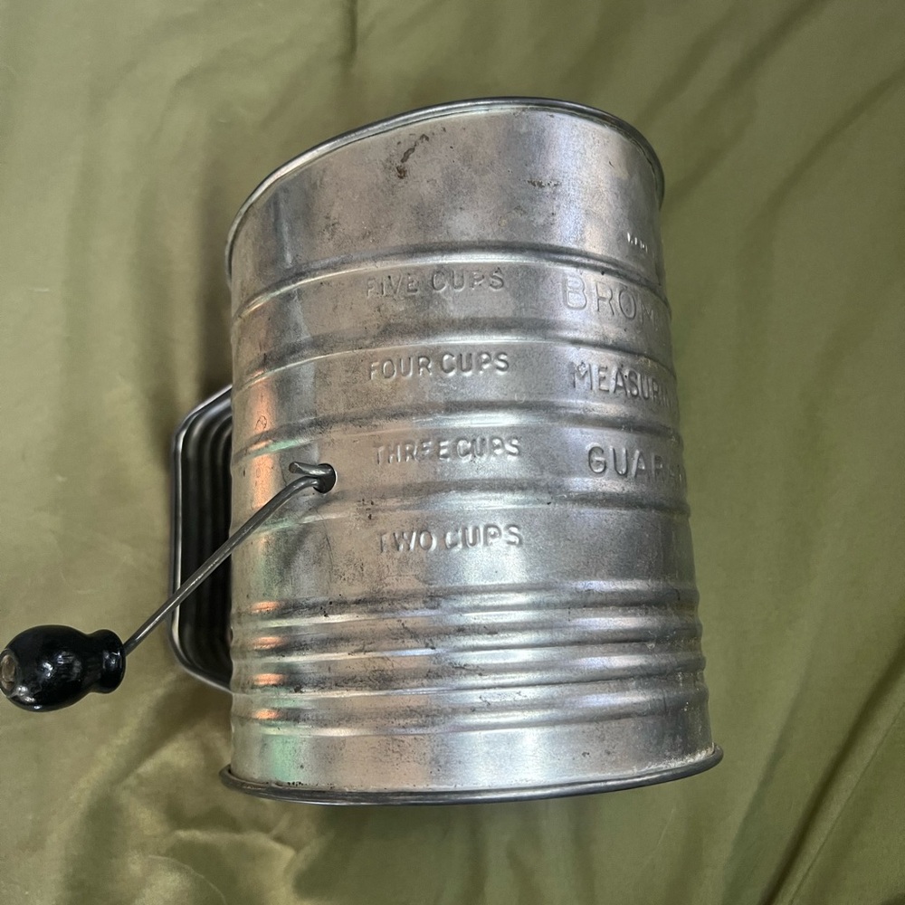 Vintage Metal Flour Sifter